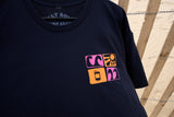 Waves and Rays Tee - Navy