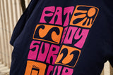 Waves and Rays Tee - Navy