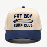 The Nose Rider Embroidered Hat - Navy & Natural
