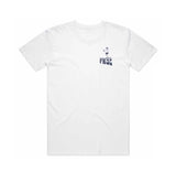 Big Wave Jerry Tee - White/Purple Fat Boy Surf Club