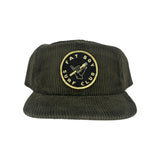 Shaka Fork Corduroy Surf Hat - Olive Fat Boy Surf Club