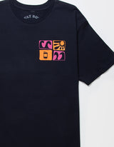 Waves and Rays Tee - Navy