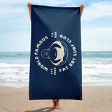 World Famous Fat Boy Surf Club Towel Fat Boy Surf Club