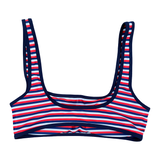 FBSC x Sweat2Swim Americana Stripe Bikini Top