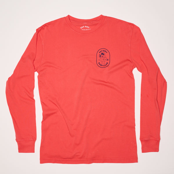 Hose Water Long Sleeve Tee - Flamingo - Fat Boy Surf Club