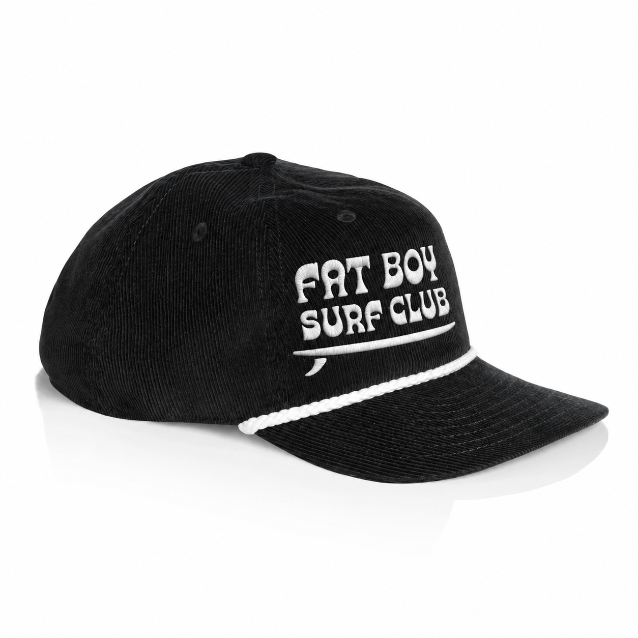Anchor Line Cord Rope Hat - Black