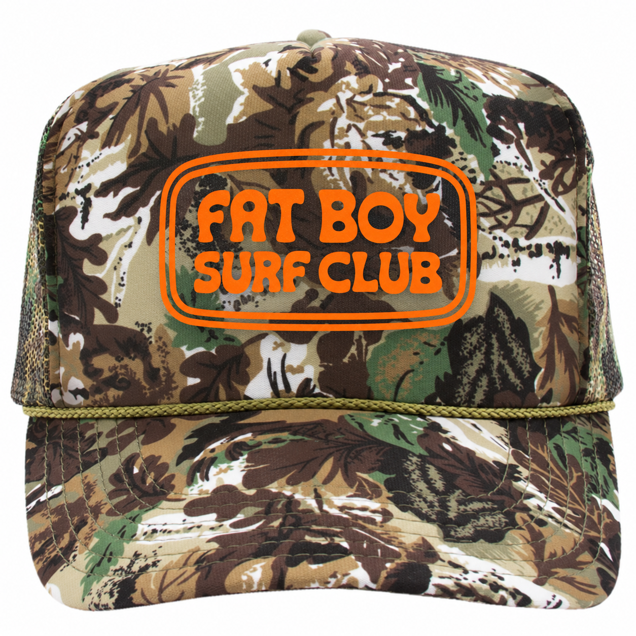 FBSC Foam Trucker Hat - Woodland Camo