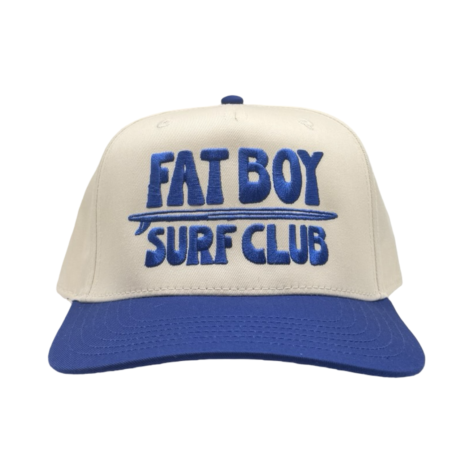 Apres Surf Embroidered Hat - Royal & Natural