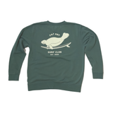 Duck Dive Crewneck Sweatshirt - Alpine Green Fat Boy Surf Club