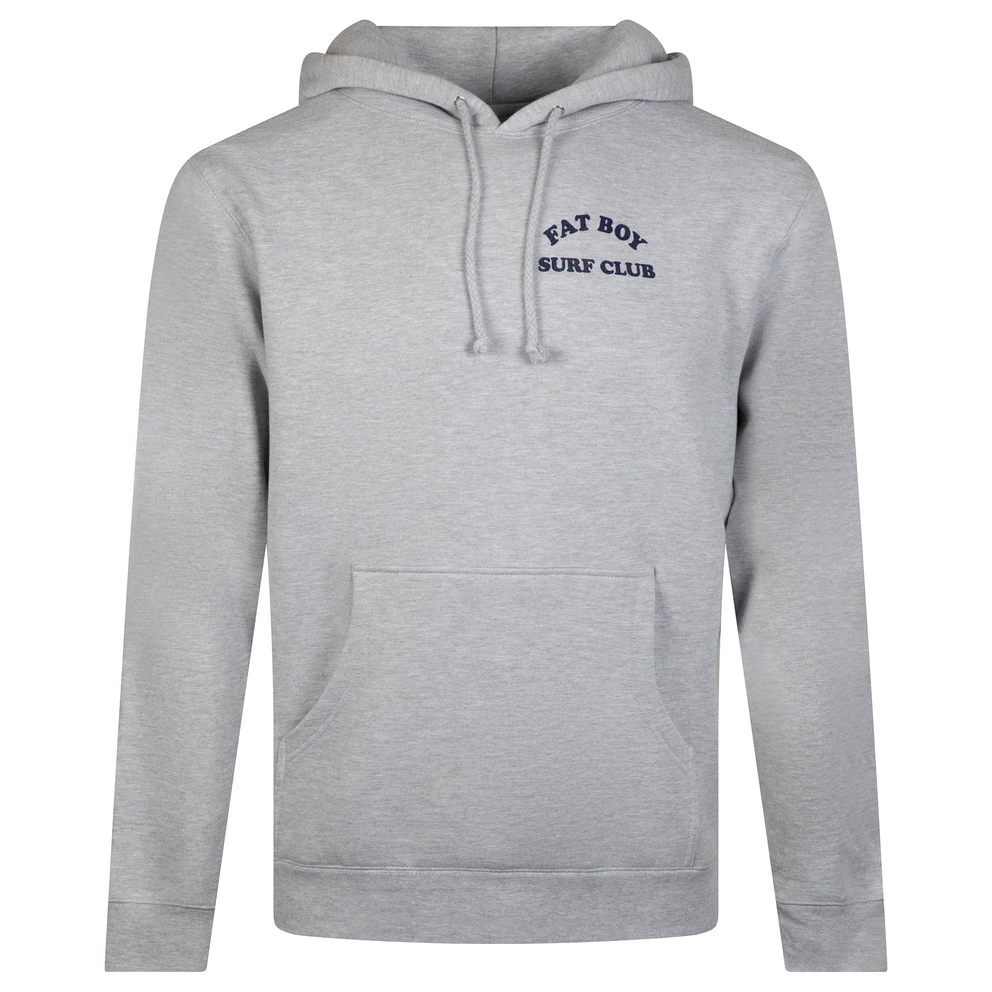 FBSC Premium Heavyweight Hoodie Grey Fat Boy Surf Club