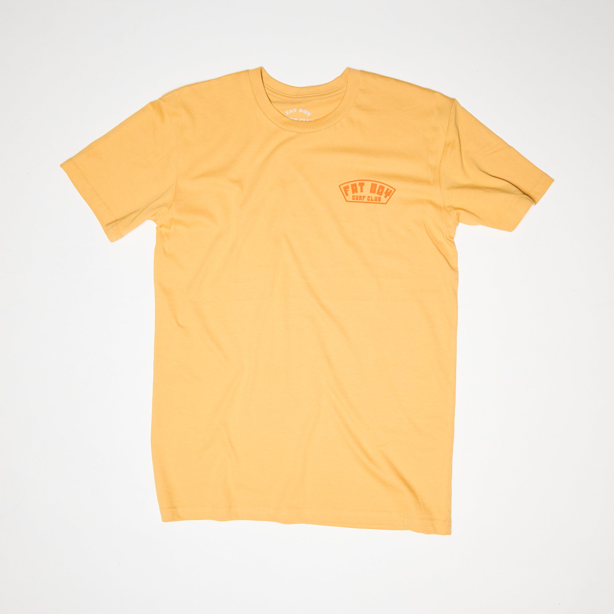 Ripped 2 Rip Tee - Mustard – Fat Boy Surf Club