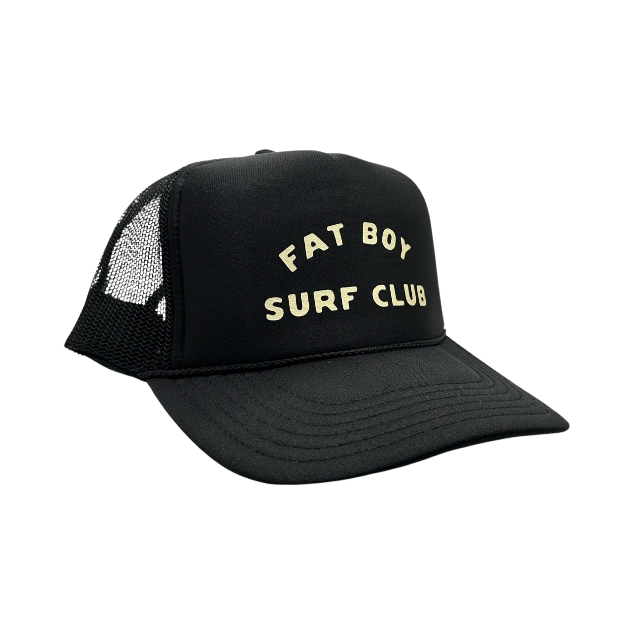 Fat Boy Surf Club Foam Trucker Hat - Black