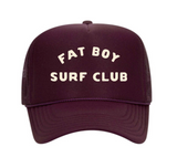 Fat Boy Surf Club Foam Trucker - Maroon Fat Boy Surf Club