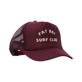 Fat Boy Surf Club Foam Trucker - Maroon Fat Boy Surf Club