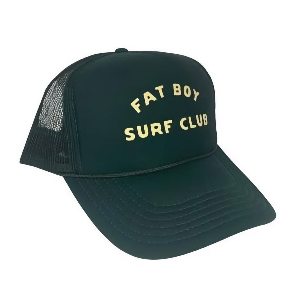 Fat Boy Surf Club Foam Trucker Hat - Dk Green