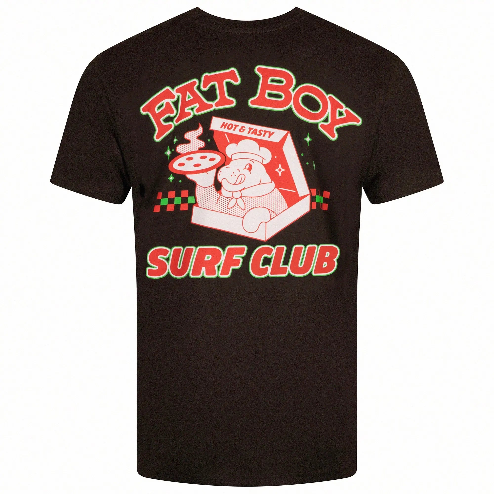 Hot N Tasty Tee - Vintage Black Fat Boy Surf Club