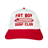 The Nose Rider Embroidered Hat - Red & White