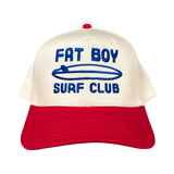 The Nose Rider Embroidered Hat - Red & Blue