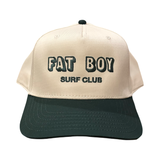 FBSC Coastal Canvas Hat - Dk Green & Natural