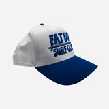 Apres Surf Embroidered Hat - Royal & White