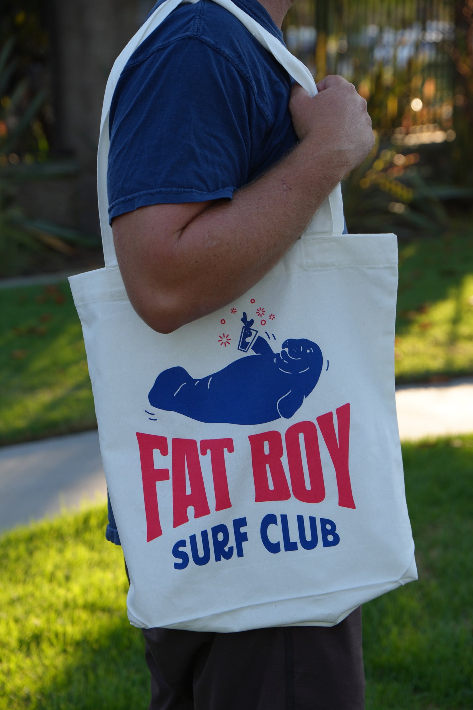 Fat Boy Surf Club Tote Bag