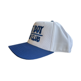 Apres Surf Embroidered Hat - Royal & White