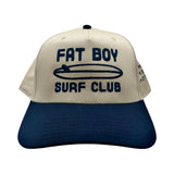 Apres Surf Embroidered Hat - Ryder Hotel - Navy & Natural