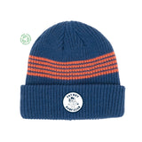 Slate Salmon Striped Beanie Fat Boy Surf Club