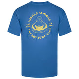World Famous FBSC Tee - Regatta Blue Fat Boy Surf Club