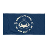 World Famous Fat Boy Surf Club Towel Fat Boy Surf Club